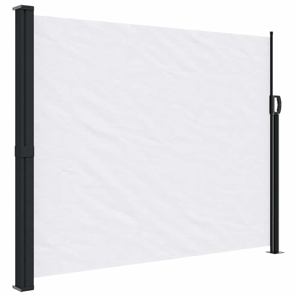 Tenda da Sole Laterale Retrattile Bianco 160x500 cm | homemem39