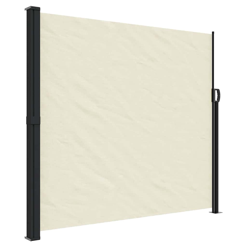Tenda da Sole Laterale Retrattile Crema 180x500 cm | homemem39