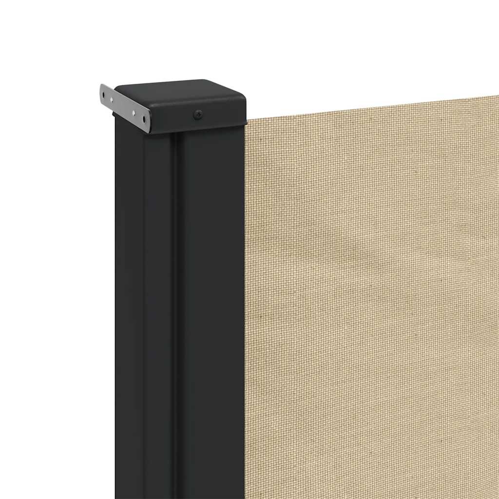 Tenda da Sole Laterale Retrattile Beige 180x500 cm | homemem39