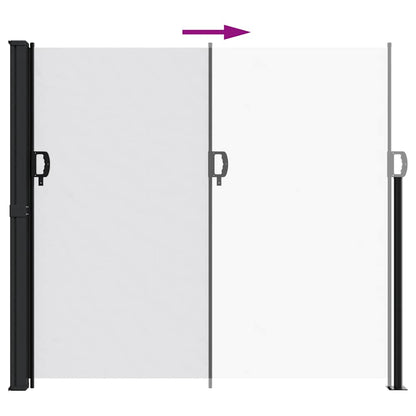 Tenda da Sole Laterale Retrattile Bianco 180x500 cm | homemem39