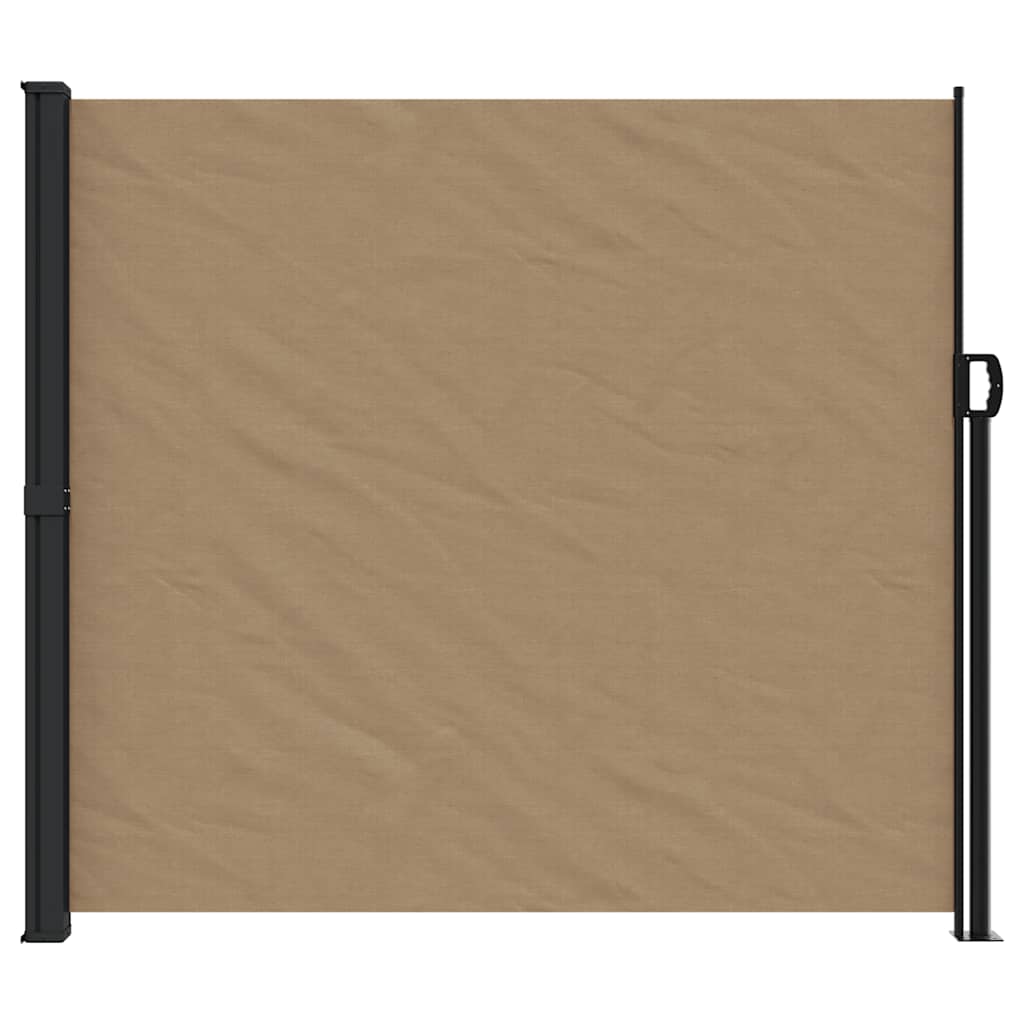 Tenda da Sole Laterale Retrattile Tortora 180x500 cm | homemem39