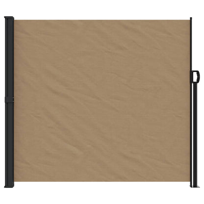 Tenda da Sole Laterale Retrattile Tortora 180x500 cm | homemem39