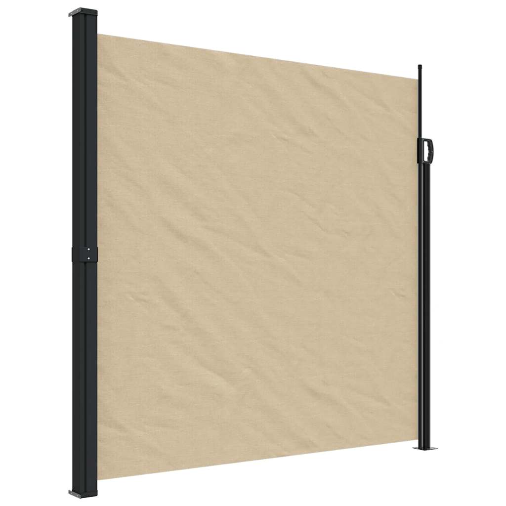 Tenda da Sole Laterale Retrattile Beige 200x500 cm | homemem39