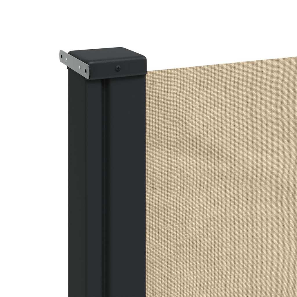 Tenda da Sole Laterale Retrattile Beige 200x500 cm | homemem39