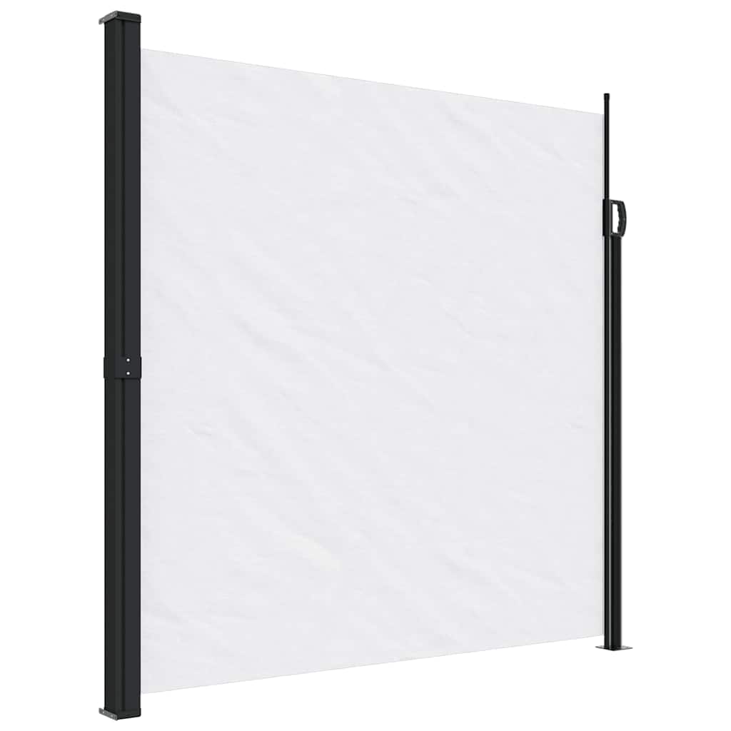 Tenda da Sole Laterale Retrattile Bianco 200x500 cm | homemem39