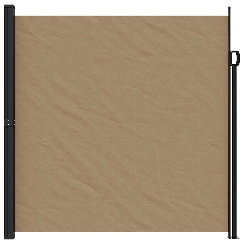 Tenda da Sole Laterale Retrattile Tortora 200x500 cm | homemem39