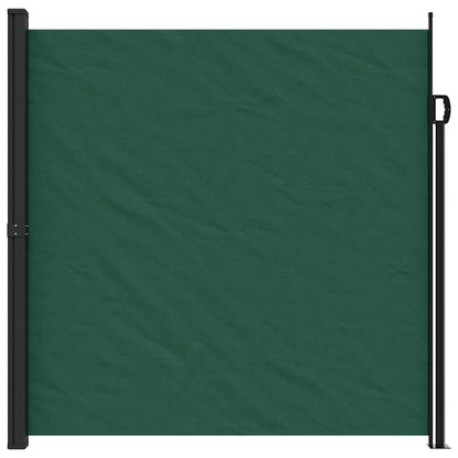 Tenda da Sole Laterale Retrattile Verde Scuro 200x500 cm | homemem39