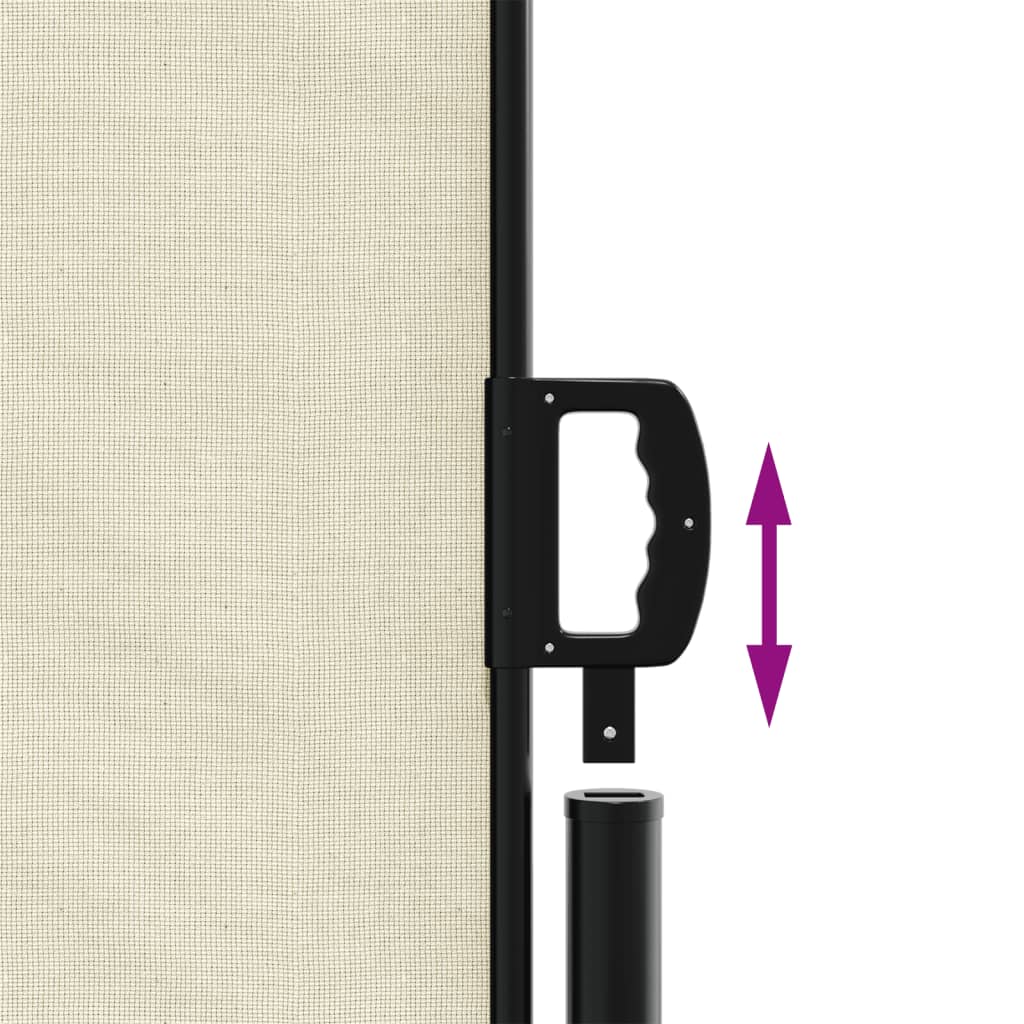 Tenda da Sole Laterale Retrattile Crema 140x600 cm | homemem39