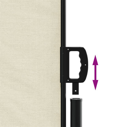 Tenda da Sole Laterale Retrattile Crema 140x600 cm | homemem39