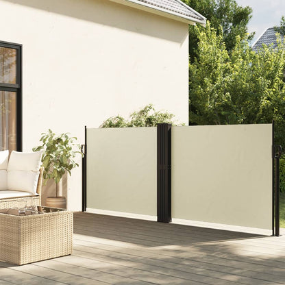 Tenda da Sole Laterale Retrattile Crema 140x600 cm | homemem39