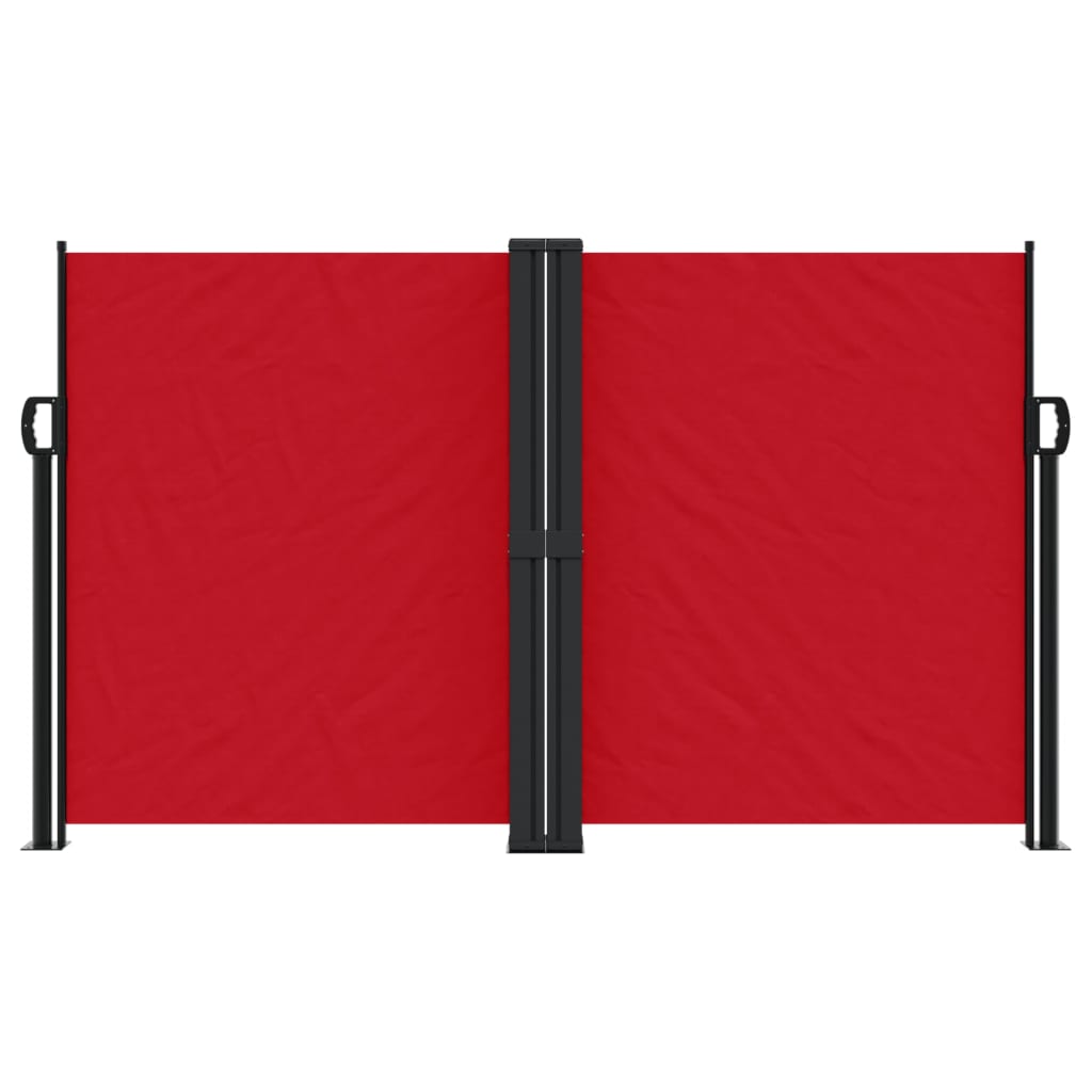 Tenda da Sole Laterale Retrattile Rossa 140x600 cm | homemem39
