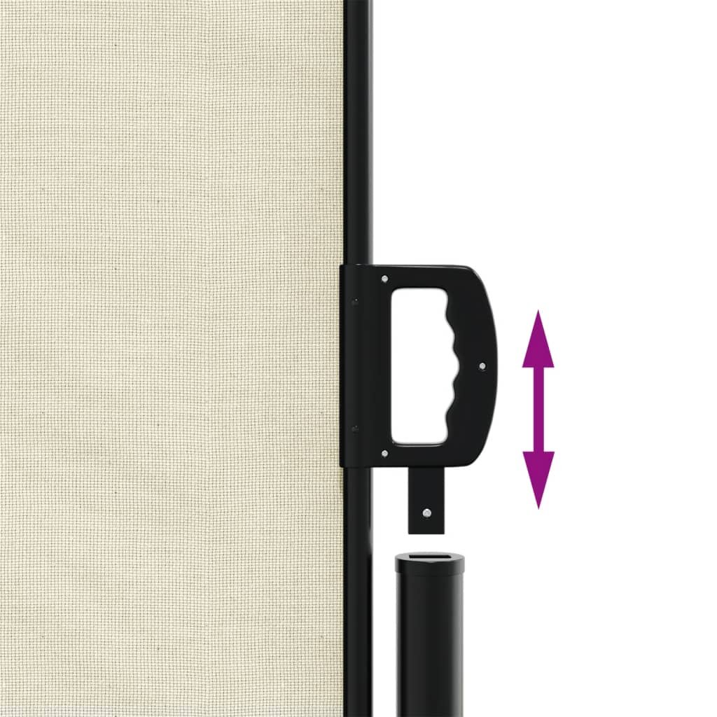 Tenda da Sole Laterale Retrattile Crema 160x600 cm | homemem39