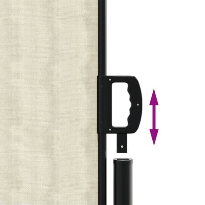 Tenda da Sole Laterale Retrattile Crema 160x600 cm | homemem39