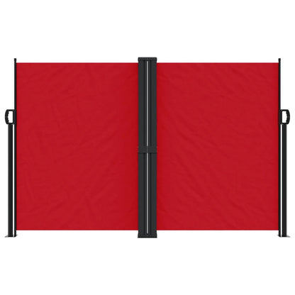 Tenda da Sole Laterale Retrattile Rossa 160x600 cm