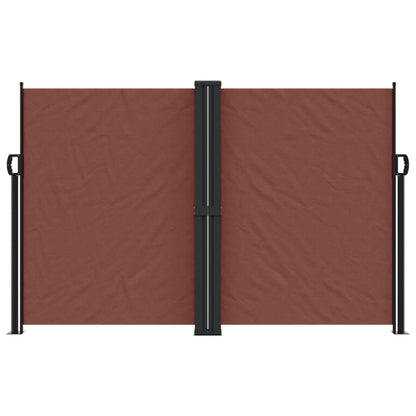 Tenda da Sole Laterale Retrattile Marrone 160x600 cm | homemem39