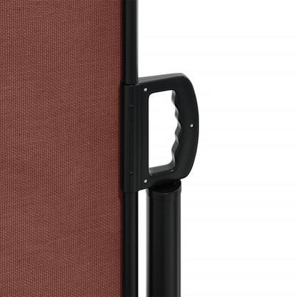 Tenda da Sole Laterale Retrattile Marrone 160x600 cm | homemem39