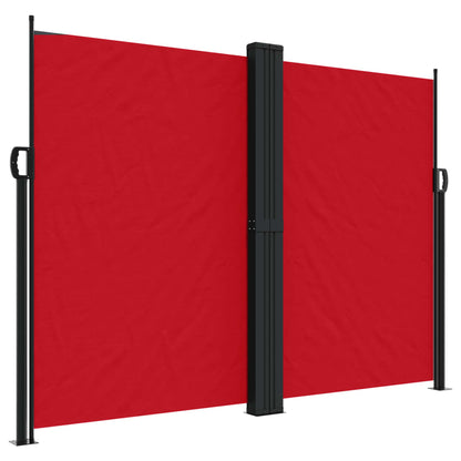 Tenda da Sole Laterale Retrattile Rossa 180x600 cm | homemem39