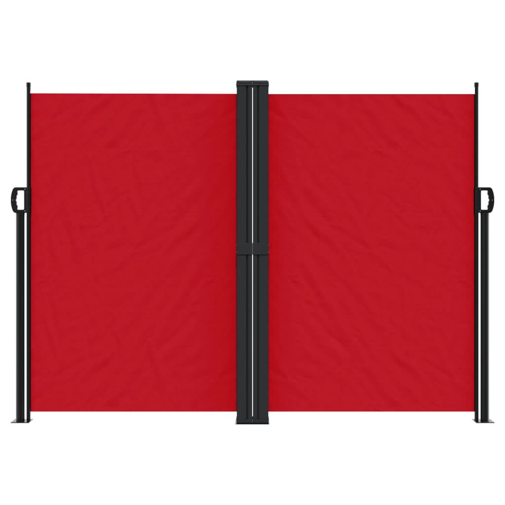Tenda da Sole Laterale Retrattile Rossa 180x600 cm | homemem39