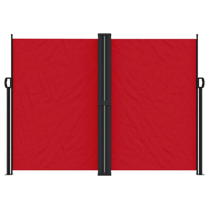 Tenda da Sole Laterale Retrattile Rossa 180x600 cm | homemem39