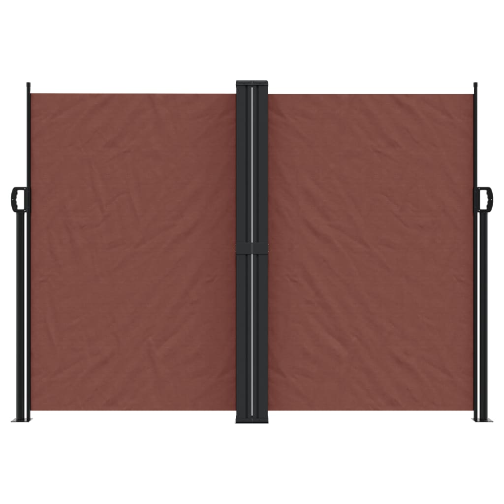 Tenda da Sole Laterale Retrattile Marrone 180x600 cm | homemem39