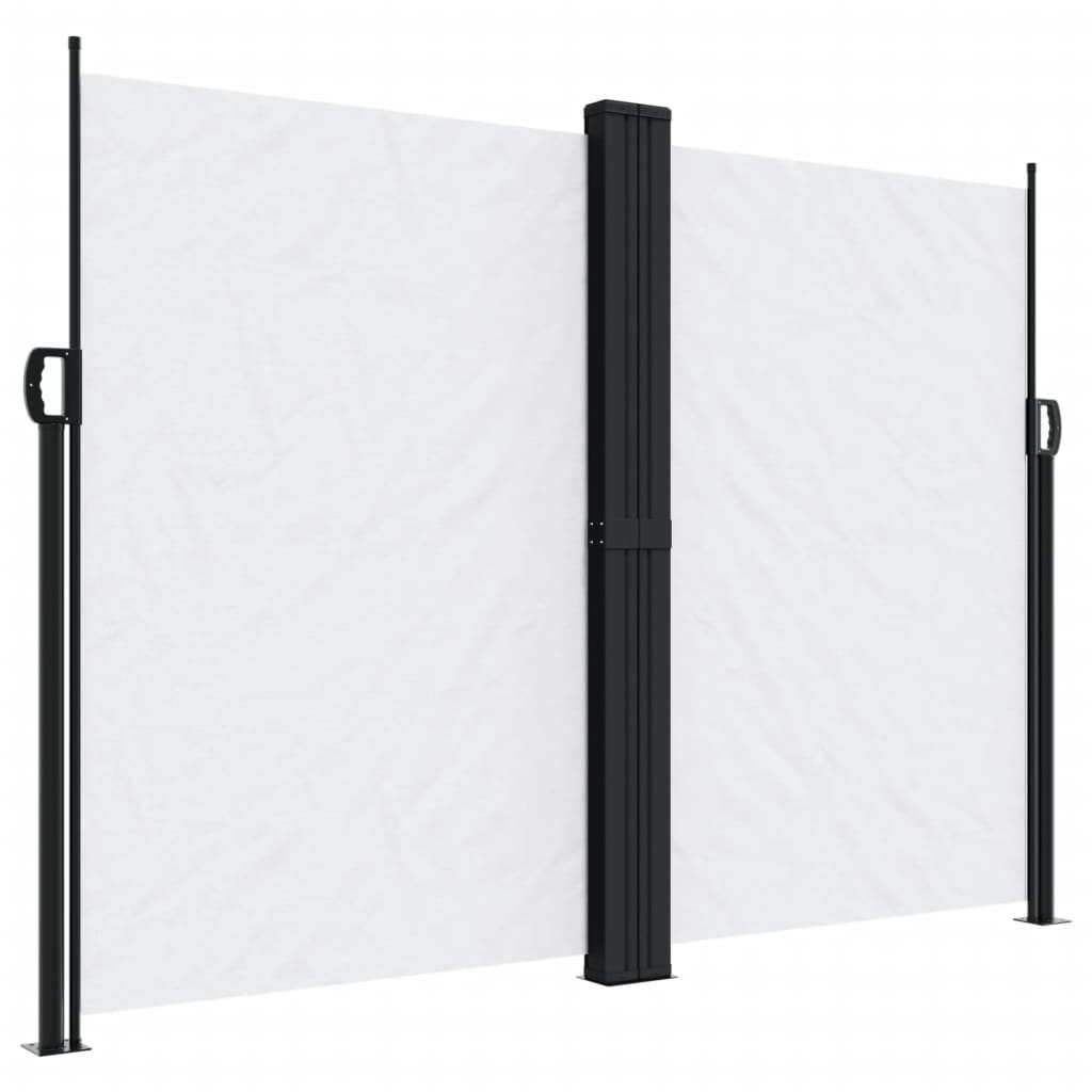 Tenda da Sole Laterale Retrattile Bianco 180x600 cm - homemem39