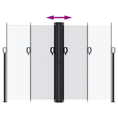 Tenda da Sole Laterale Retrattile Bianco 180x600 cm