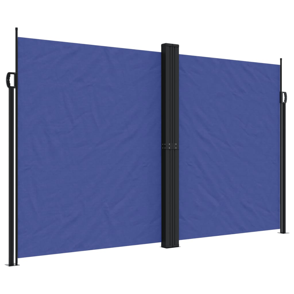 Tenda da Sole Laterale Retrattile Blu 200x600 cm | homemem39