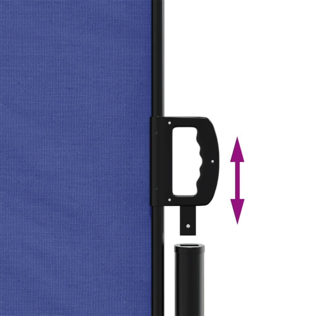 Tenda da Sole Laterale Retrattile Blu 200x600 cm | homemem39