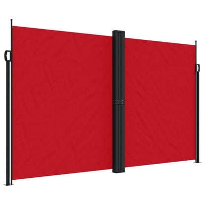 Tenda da Sole Laterale Retrattile Rossa 200x600 cm | homemem39