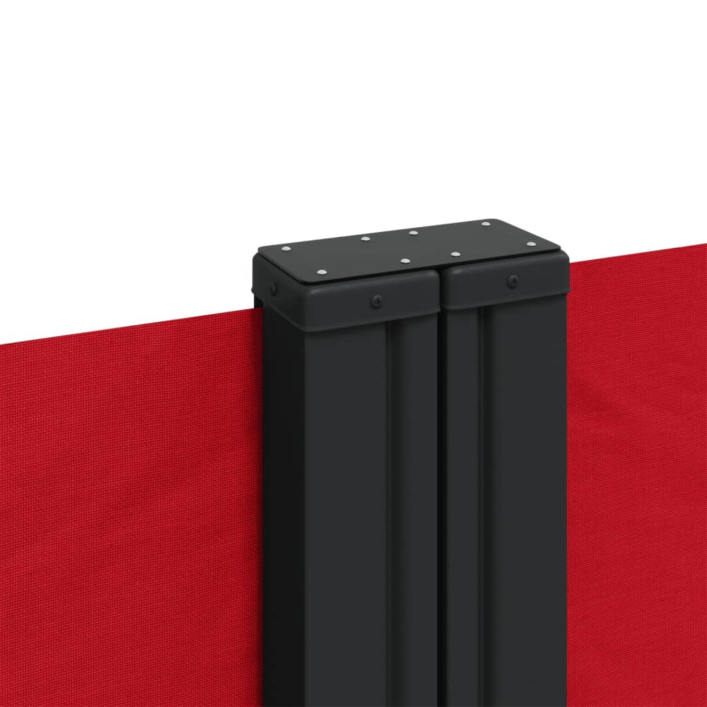 Tenda da Sole Laterale Retrattile Rossa 200x600 cm | homemem39