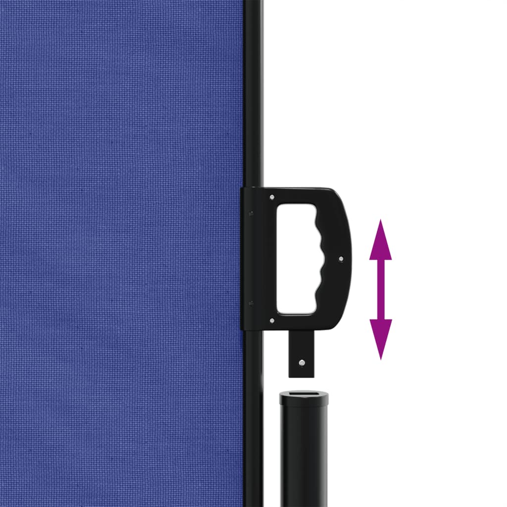 Tenda da Sole Laterale Retrattile Blu 220x600 cm | homemem39