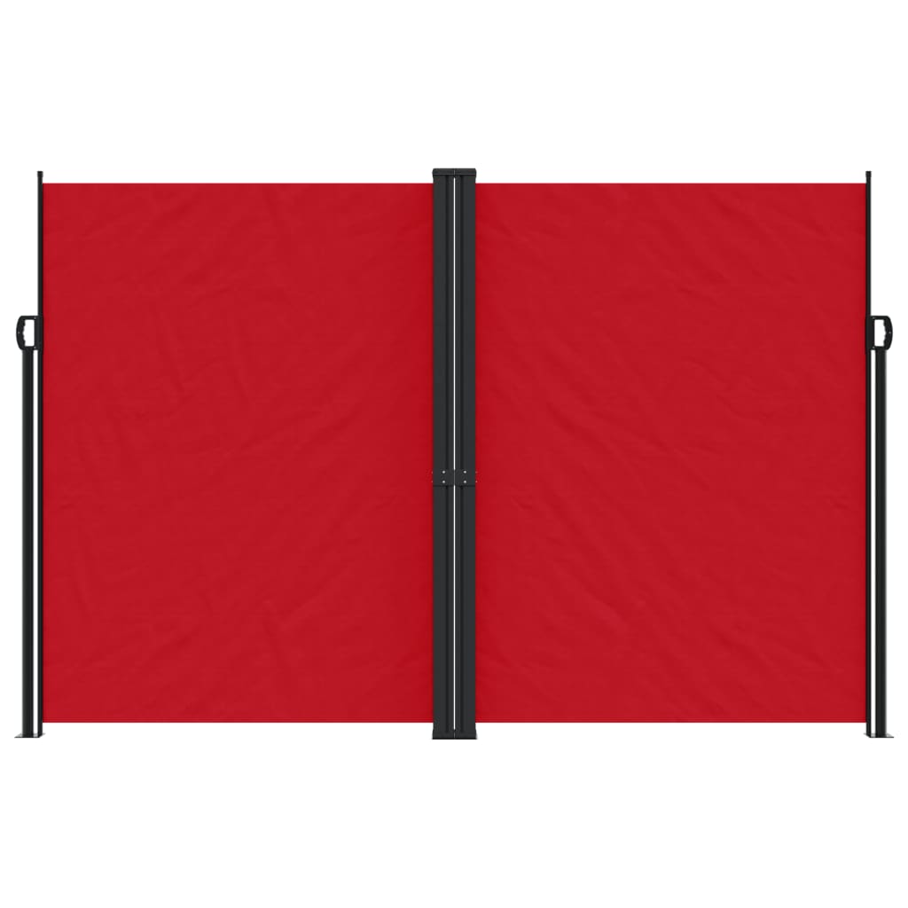 Tenda da Sole Laterale Retrattile Rossa 220x600 cm | homemem39