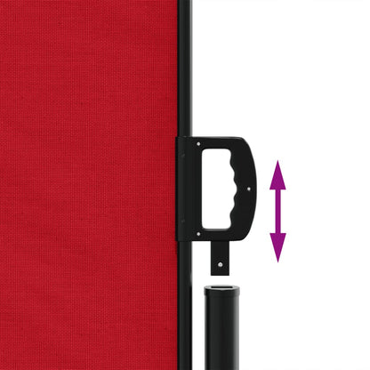 Tenda da Sole Laterale Retrattile Rossa 220x600 cm | homemem39