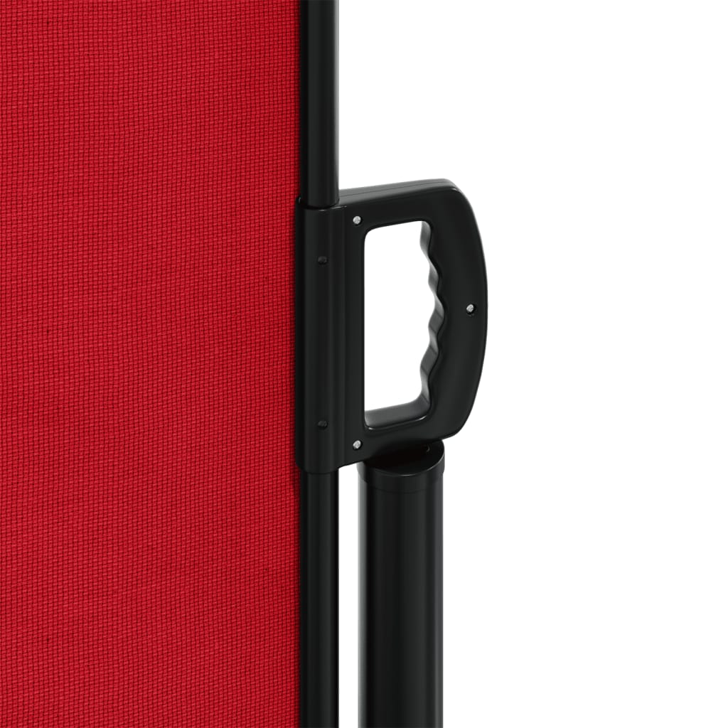 Tenda da Sole Laterale Retrattile Rossa 220x600 cm | homemem39