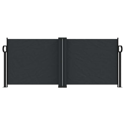 Tenda da Sole Laterale Retrattile Nera 100x1000 cm | homemem39