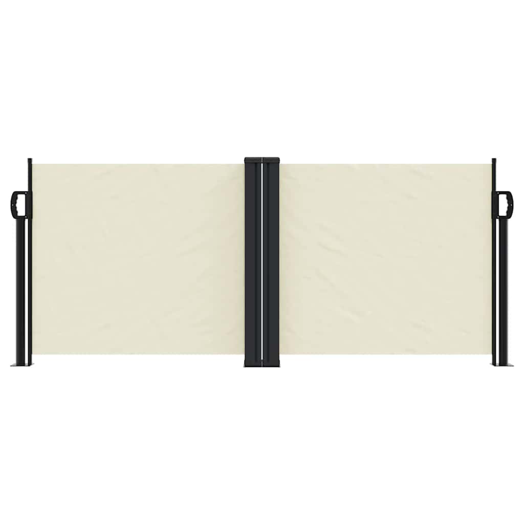 Tenda da Sole Laterale Retrattile Crema 100x1000 cm | homemem39