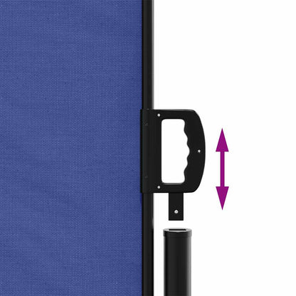 Tenda da Sole Laterale Retrattile Blu 100x1000 cm | homemem39