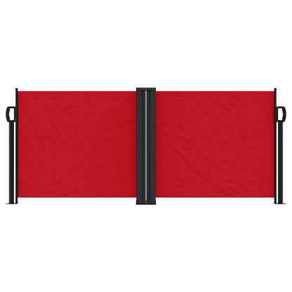 Tenda da Sole Laterale Retrattile Rossa 100x1000 cm | homemem39