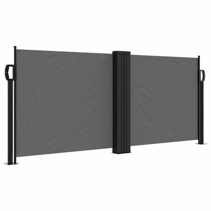 Tenda da Sole Laterale Retrattile Antracite 100x1000 cm | homemem39