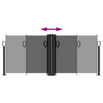 Tenda da Sole Laterale Retrattile Antracite 100x1000 cm | homemem39