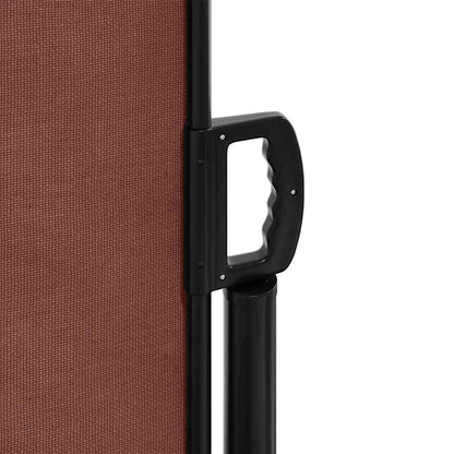 Tenda da Sole Laterale Retrattile Marrone 100x1000 cm | homemem39