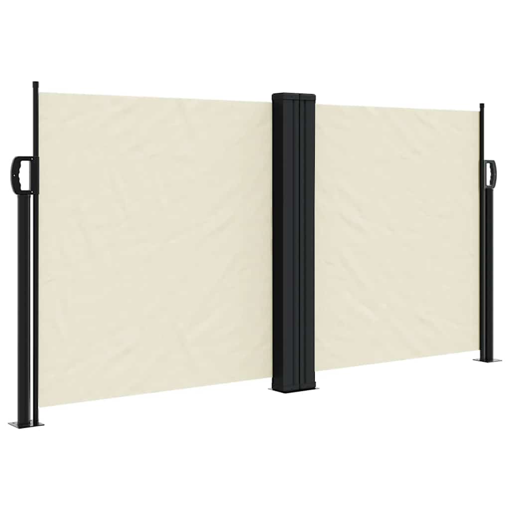 Tenda da Sole Laterale Retrattile Crema 120x1000 cm | homemem39