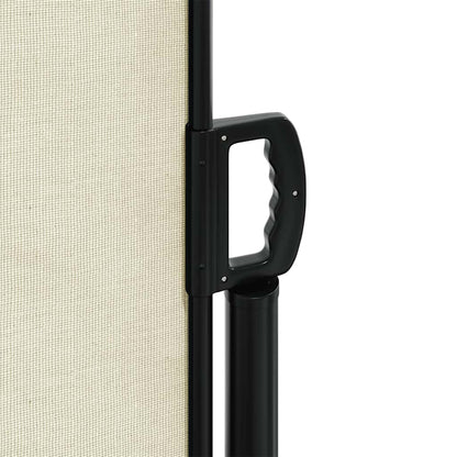 Tenda da Sole Laterale Retrattile Crema 120x1000 cm | homemem39