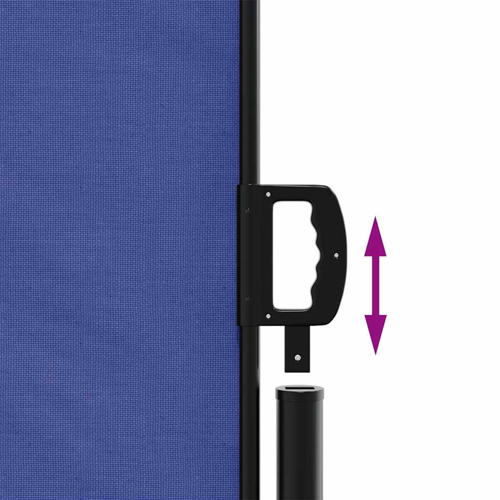 Tenda da Sole Laterale Retrattile Blu 120x1000 cm | homemem39