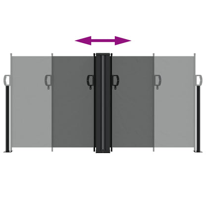 Tenda da Sole Laterale Retrattile Antracite 120x1000 cm | homemem39