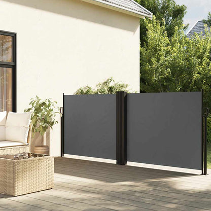 Tenda da Sole Laterale Retrattile Antracite 120x1000 cm | homemem39