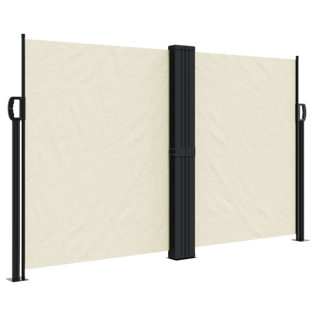 Tenda da Sole Laterale Retrattile Crema 140x1000 cm | homemem39