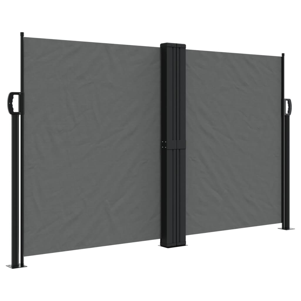 Tenda da Sole Laterale Retrattile Antracite 140x1000 cm | homemem39