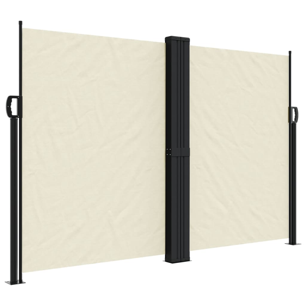 Tenda da Sole Laterale Retrattile Crema 160x1000 cm | homemem39