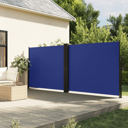 Tenda da Sole Laterale Retrattile Blu 160x1000 cm | homemem39